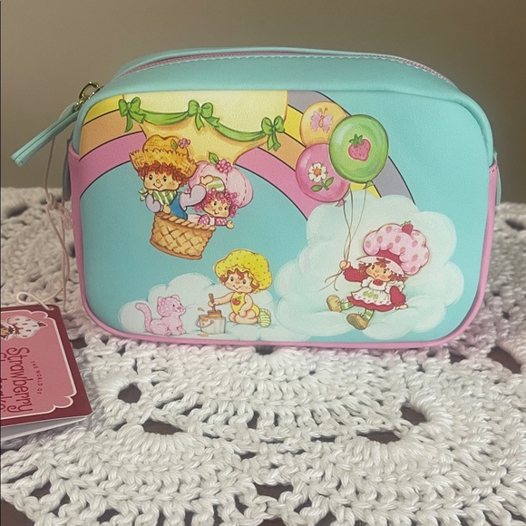 Loungefly Handbags - Loungefly Strawberry Shortcake Cosmetic Bag/ Make-Up Bag NWT